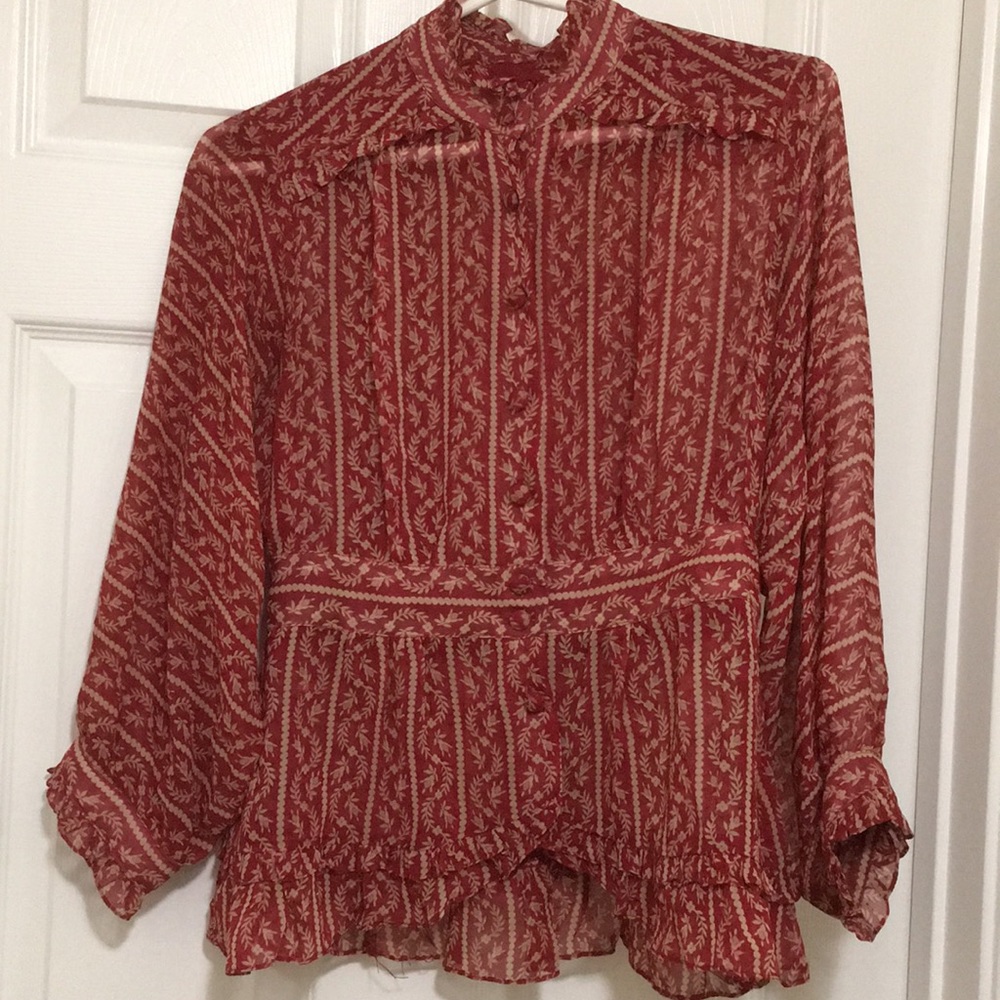 Nanette Lenore 100% Silk Shirt